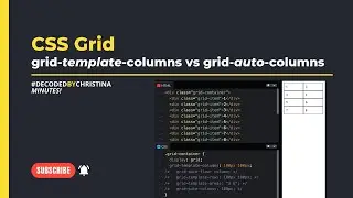 Creating columns with CSS Grid: grid-template-columns VS grid-auto-columns