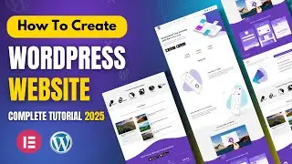 How To Create WordPress Landing Page Design | Elementor WordPress Tutorial For Beginners