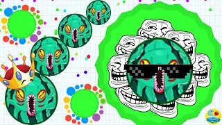 Agar.io Trolling Team On Party Mode! (Agario Funny Moments)