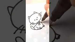 как нарисовать котика😺 #рекомендации #рисунок #tiktok #идеидлярисования