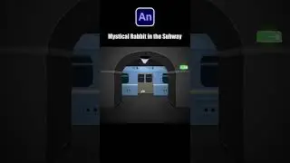 Mystical Rabbit in the Subway | Adobe Animate CC (Download Project for FREE)