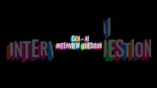 Gen AI Interview Question | What are Common Applications of Generative AI