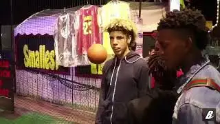 LaMelo Ball GETS BEAT by a Fair Worker - "Who's your daddy"