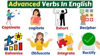 Advanced Verbs In English | English Verbs Vocabulary | English Vocabulary