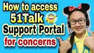 51TALK How to access SUPPORT PORTAL for concerns in MyPage