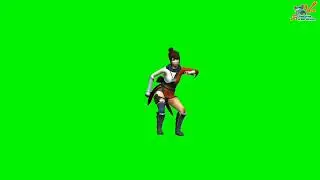 dancing girl green screen cartoon video || free copyright cartoon videos #cartoon #greenscreen #danc