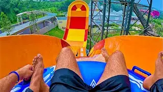 Spectacular Aquatic Ride: Turbulence Water Slide at Wahoo Waterworld 🇮🇩