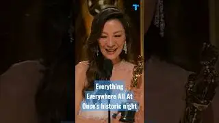 Everything Everywhere All At Onces historic Oscars night (in under 60 sec!)