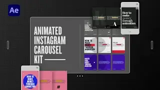 Animated Instagram Carousel | After Effects Template