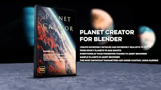 Planet Creator for Blender / Realistic Procedural Planet