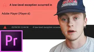 A low level exception occurred in Adobe Player 2021 (LEGACY TITLES FIX)