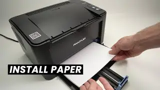 How to Install Paper in Your Pantum P2500W & P2502W Printer