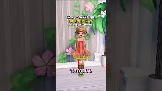 how to do BURGER HAT HACK on DRESS TO IMPRESS | Tutorial 