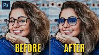 How To Change Glasses Color In Photoshop-Tutorial