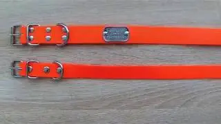 Сигнальный ошейник для охотничьих собак PVC Orange