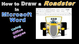 How to Draw a Roadster in Microsoft Word