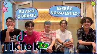 BANDA DE KPOP REAGE A TIKTOK BRASILEIRO (COM 2Z)
