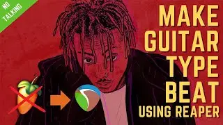How to make guitar beats | Making an Original Song in Reaper ( FL studio alternative 2022 )