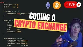 🔴 LIVE: Coding a crypto exchange from scratch in Golang: Matching market orders and ETH settlements