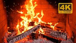 🔥 Fireplace 4K. Cozy Winter