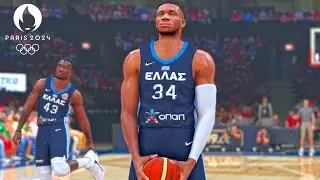 NBA 2K24 USAB Showcase | USA vs Greece Full Game Highlights