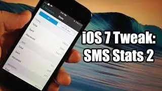 iOS 7 Jailbreak Tweak - SMS Stats 2 - FREE