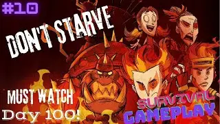 Can I SURVIVE 100 Days in Insane Dont Starve Together World?