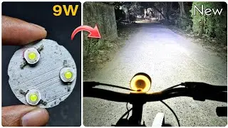 How To Make Super Bright Led Flashlight | DIY 4V Light For Bike/Bycycle | By - Creative Shivaji