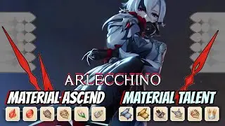 BUILD!! Material Ascend dan Artefak Set untuk Arlecchino | Genshin Impact