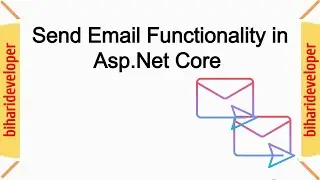 How to Send Emails Using ASP.NET Core #biharideveloper