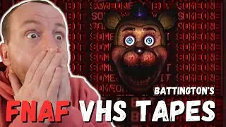 WATCHING Battingtons [FNAF VHS] Tapes for the FIRST TIME! (DISTURBING REACTION!)