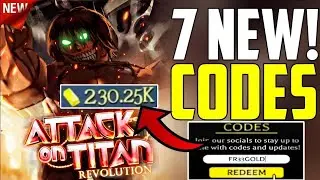 *NEW CODES* ALL WORKING CODES FOR ATTACK ON TITAN REVOLUTION - AOTR CODES - ROBLOX