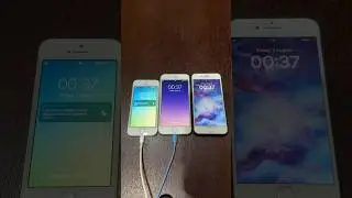 iPhone 5s vs iPhone 6 vs iPhone 8 boot up test #shorts #iphone5s #iphone6 #ios12 #iphone8 #ios16