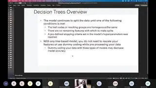 Tree-Based Machine Learning Models, Part 1