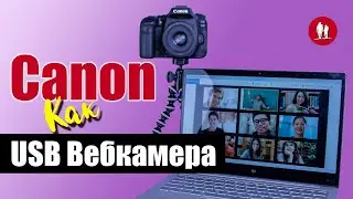 📷 Подключаем Canon как веб камеру