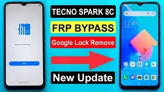 tecno spark 8C frp bypass | KG5 K new security unlock | without pc 2024