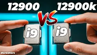 Intel i9 12900 VS 12900k - Is the 'K' really WORTH IT for CREATORS?? 🤔