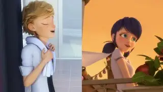 marinette 😍 cat noir 🥰