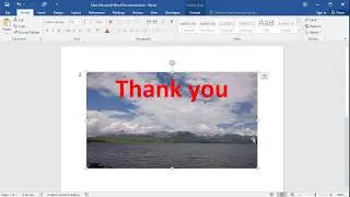 How To Write On A Picture In Word