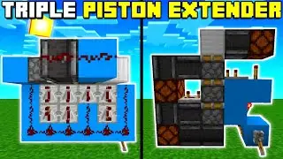 🦅 Minecraft Bedrock 1.19 | Triple Piston Extender Tutorial!