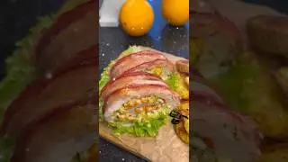 Вкусный , сочный рулет  на праздничный стол