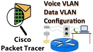 how to configure voice vlan and data vlan with dhcp cisco packet tracer voice vlan and data vlan