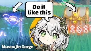 Touch the Six Lightning Swords Seelie Puzzle At Musoujin Gorge in Genshin Impact