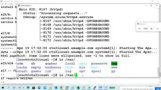 Storage part9 Linux Apache httpd install