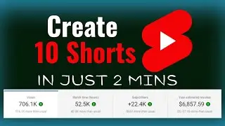 How to Create Viral YouTube Shorts Videos in Bulk & Make Money