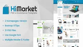 HiMarket - Multipurpose eCommerce PSD Template | Themeforest Website Templates and Themes