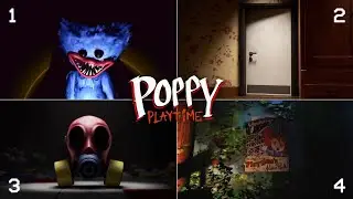 Poppy Playtime: Chapter 1 VS Chapter 2 VS Chapter 3 VS Chapter 4 Teaser Trailer Comparison