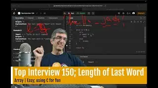 Top Algorithm Interview Questions: The Length of the last word