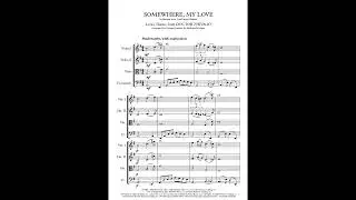 Somewhere My Love from Dr Zhivago by Maurice Jarre arranged for String Quartet by Andrew Hodges