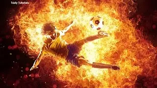 Amazing Fire Flames Photo Effect Photoshop CS6 Tutorial